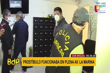San Miguel: cierran local donde se ejercía la prostitución clandestina