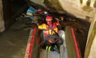 Legnago (VE) - Gatto scivola in un canale, salvato dai Vigili del Fuoco (10.06.20)