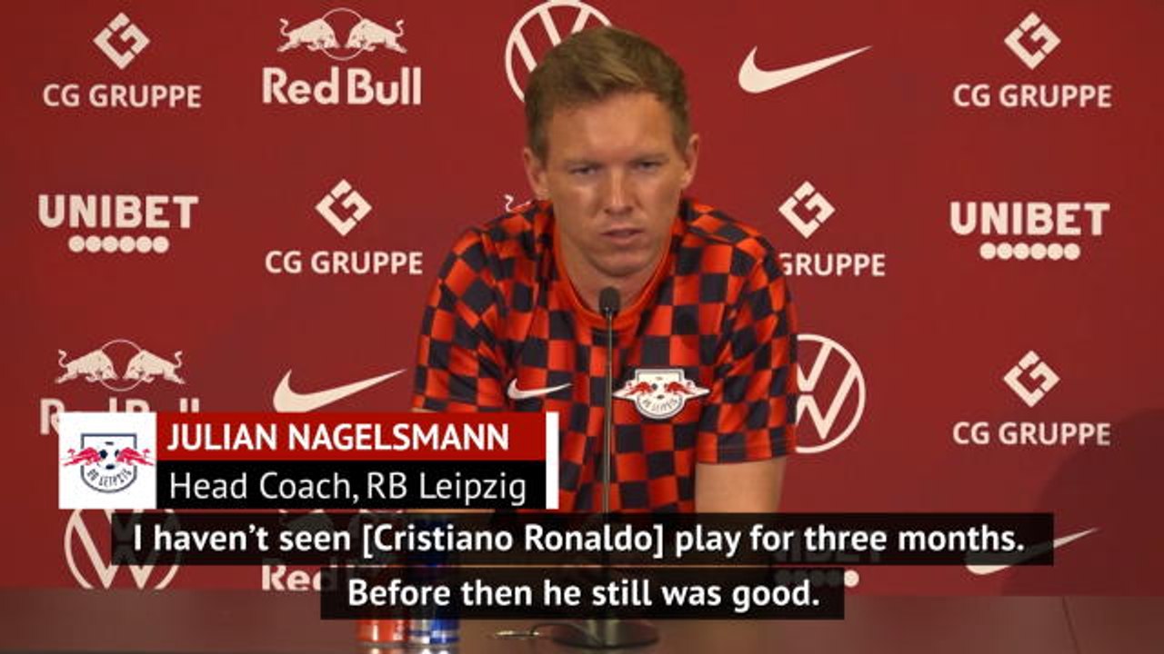 Nagelsmann dumbfounded at Ronaldo omission from top 50 most valuable players list
