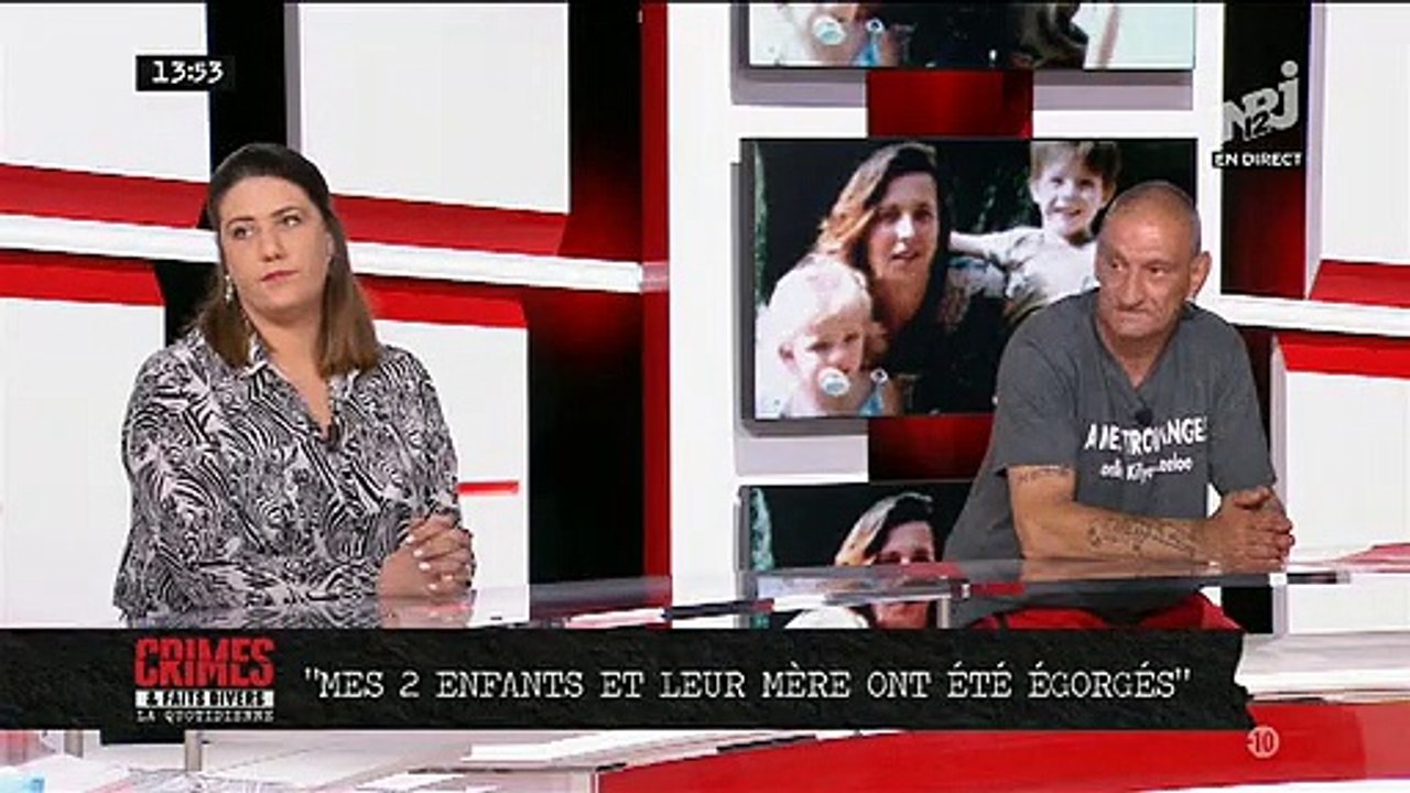 Ce témoignage,  ce midi, dans "Crimes" sur NRJ12 qui met les larmes aux yeux de Jean-Marc Morandini et des experts en racontant le meurtre de ses enfants