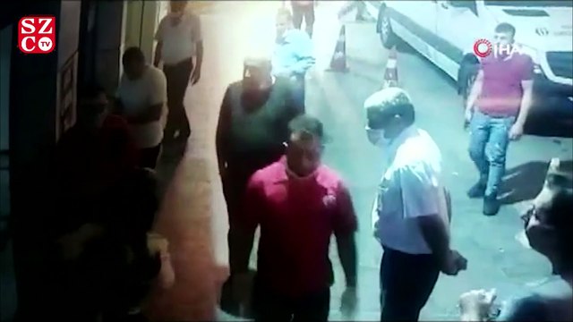 Hastanenin corona virüsü servisinde skandal görüntüler
