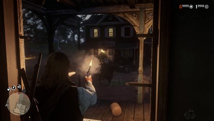 Red Dead Redemption 2, Gameplay Español 26, Acabando con los Grey en la ciudad