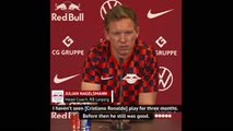 Nagelsmann dumbfounded at Ronaldo omission from top 50 most valuable players list
