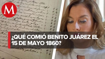 Beatriz Gutiérrez comparte documento histórico de Benito Juárez