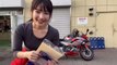 【モトブログ】バイクが汚れてきたので洗車しました【バイク女子】