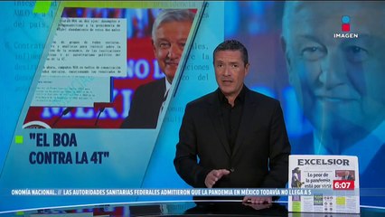 López Obrador denuncia complot en su contra con Bloque Opositor Amplio BOA