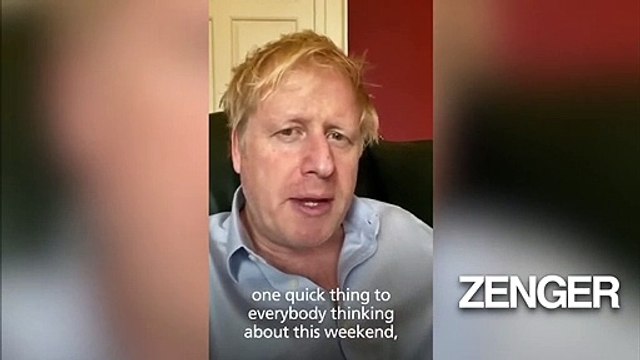 Boris Johnson Sends Video Update from Quarantine