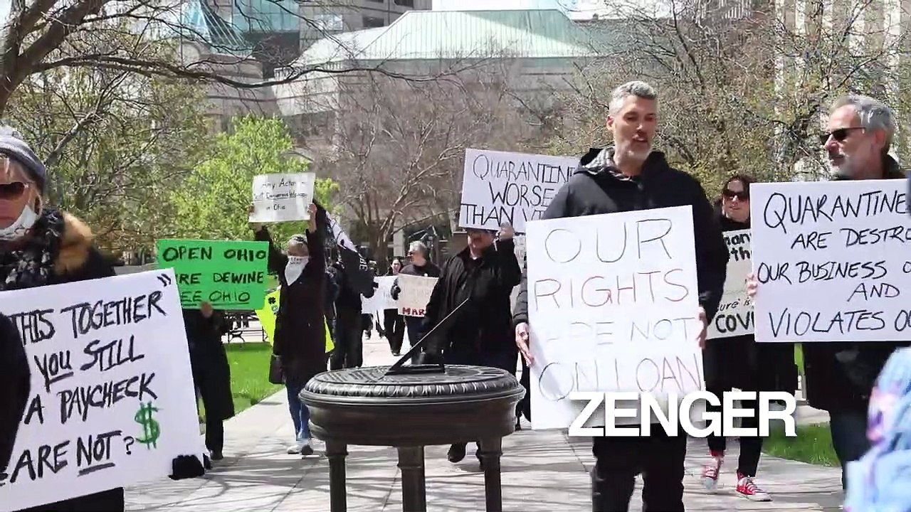 Ohio Protesters Defy COVID-19 Quarantine Orders