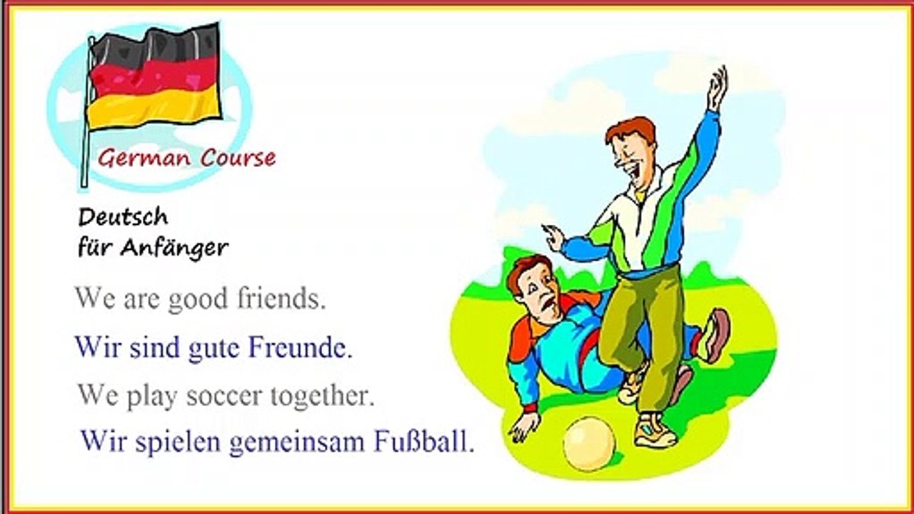 German Course [02] Freunde - Deutsch für Anfänger