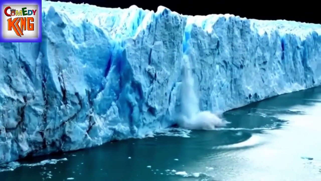 Massive Glacier Calvings Caught on Camera