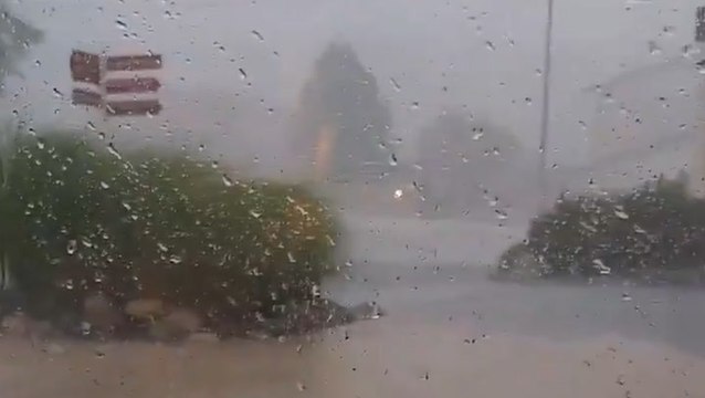 Heavy rain and hail drenches Michigan