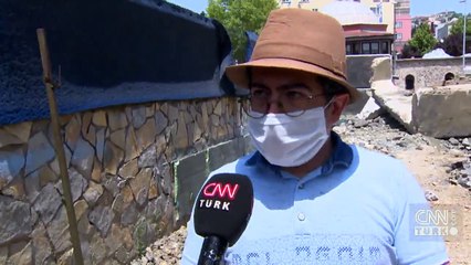 Son dakika: Çöken zeminin altından tarih çıktı | Video