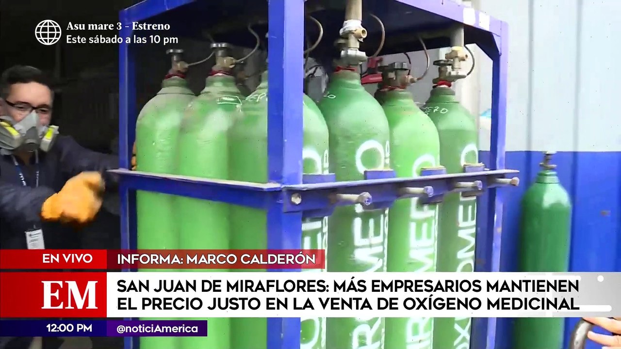 Edición Mediodía: Venta de oxígeno a precio justo en SJM