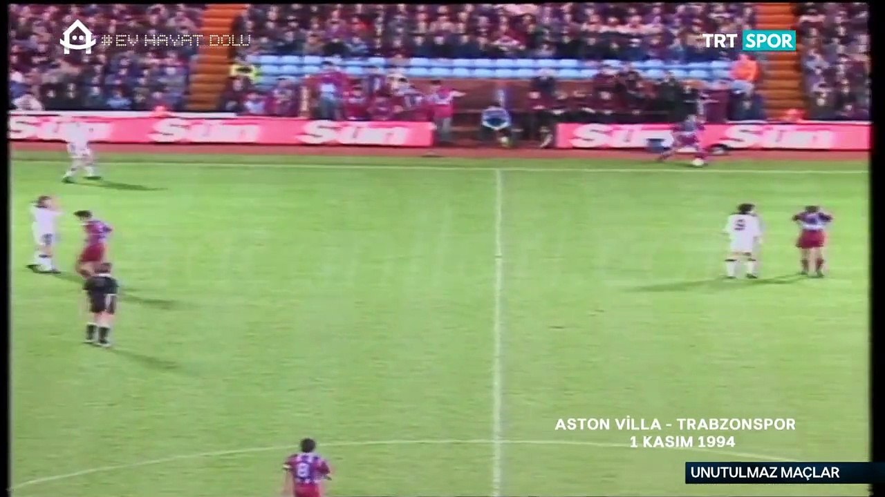 Aston Villa 2-1 Trabzonspor [HD] 01.11.1994 - 1994-1995 UEFA Cup 2nd Round  2nd Leg + Before & Post-Match Comments - Dailymotion Video