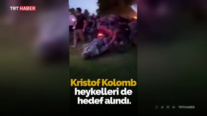 ABD'de Kristof Kolomb heykelinin başı kesildi