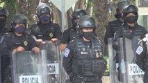 Despliegan cientos de policías para prevenir violencia en protestas en México