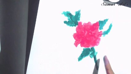 Finger painting|how to paint without brush