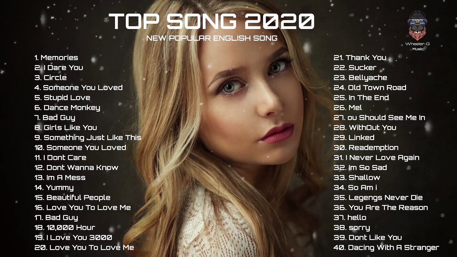 Music Top 50 Song - Music Billboard - Music Top Songs 2020    [Wheeler-G]