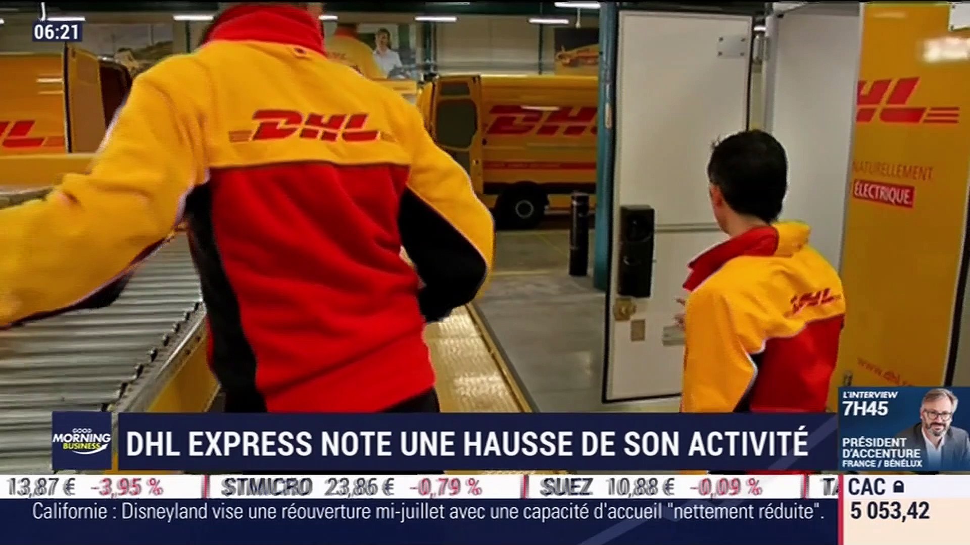 La France qui résiste : DHL Express note une hausse de son activité - 11/06  - Vidéo Dailymotion