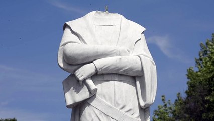 Christopher Columbus statue beheaded in Boston