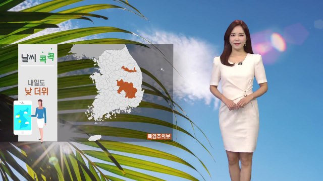 [날씨] 내일도 낮 더위...남부 지방 오후에 소나기 / YTN