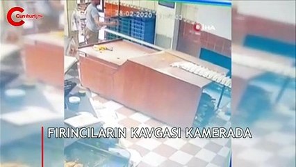 Şişli’de fırıncıların kürek ve tahtalı kavgası kamerada