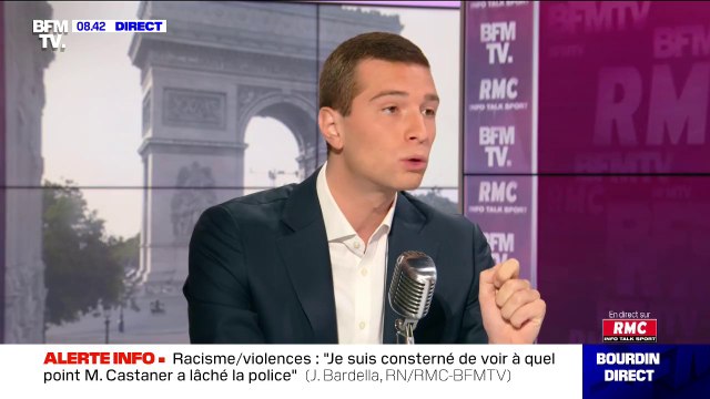 Selon Jordan Bardella, Emmanuel Macron et Christophe Castaner sont les esclaves de tous les communautarismes