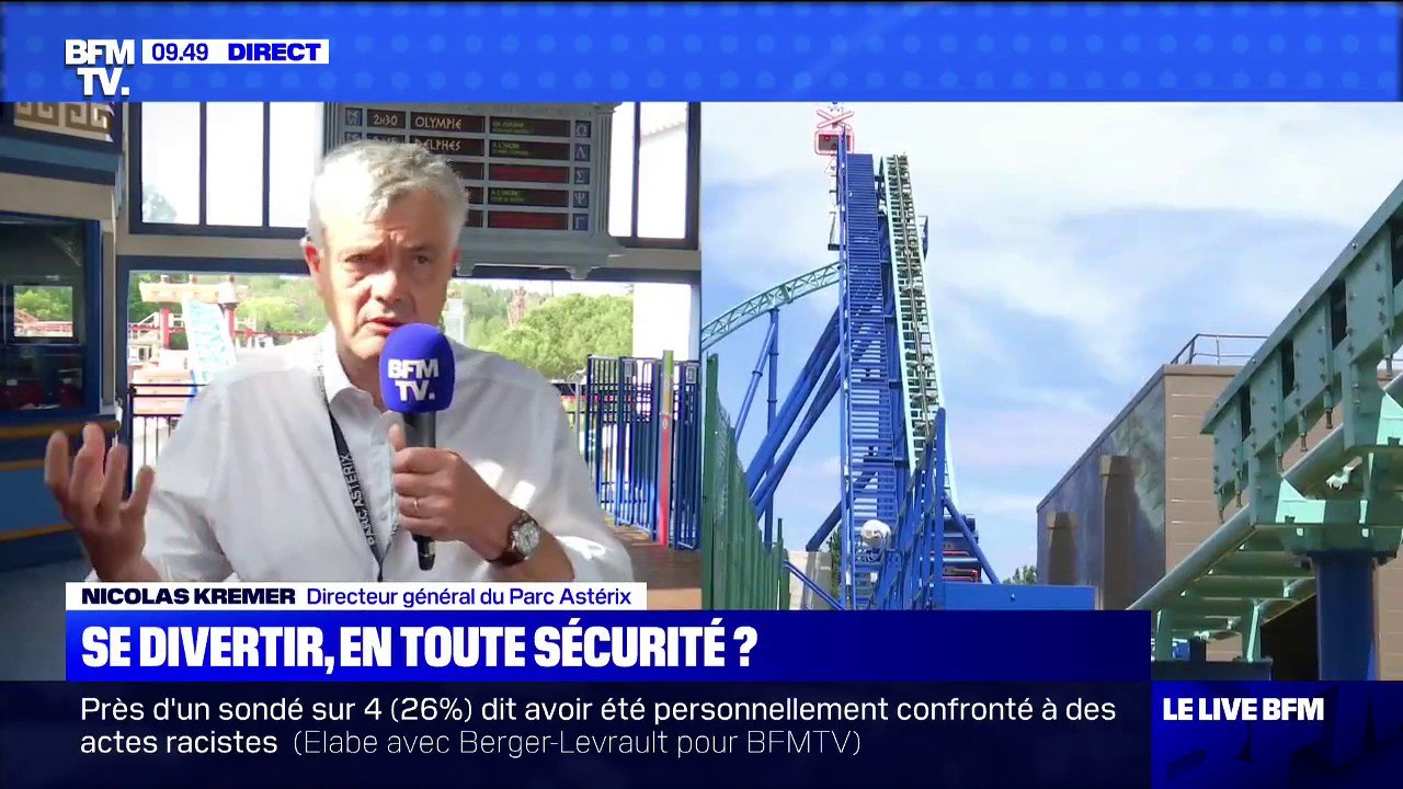 Nicolas Kremer, directeur du Parc Astérix: "Les gens viennent pour se détendre, il n'est pas question de les enfermer dans des mesures trop contraignantes"