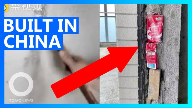 Chinese Homeowner Finds Builders Stuffed Walls With Litter