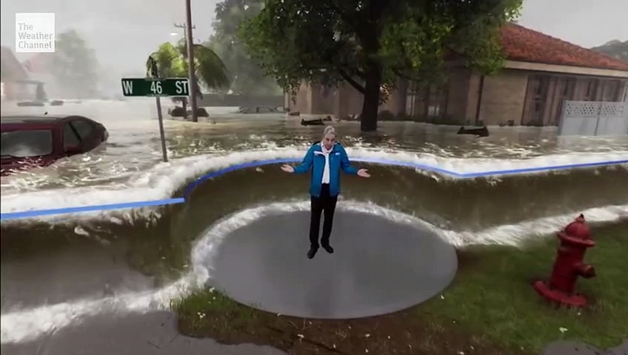 Simulation d'inondation en 3D