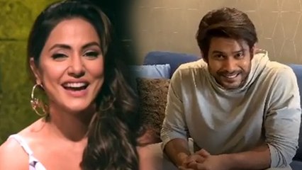 Siddharth Shukla संग काम करने पर ये बोली Hina Khan;फैंस ने पूछा था Hina से सवाल | FilmiBeat