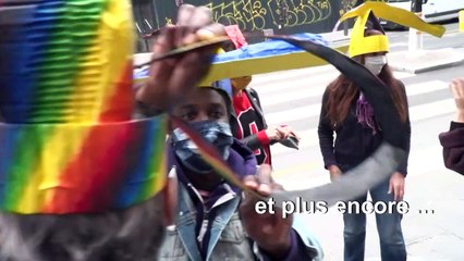 Un artiste parisien crée des chapeaux de "distanciation sociale"