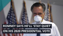 Romney says he'll 'stay quiet' on his 2020 presidential vote, and other top stories from June 11, 2020.