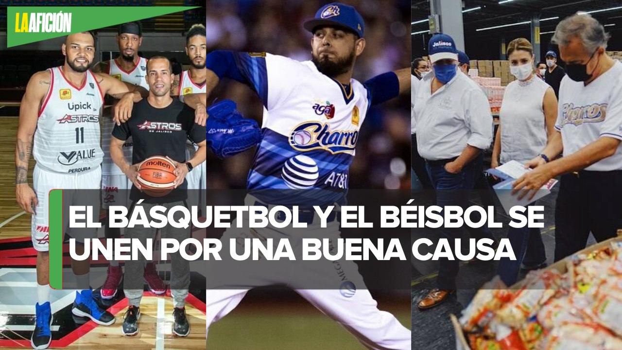 Charros y Astros se unen a la campaña Jalisco sin hambre