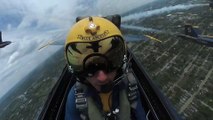 US Navy - Blue Angels - Indianapolis Motor Speedway Flyover