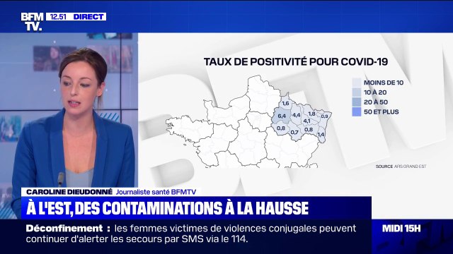 Coronavirus: les contaminations en hausse dans certains départements du Grand Est