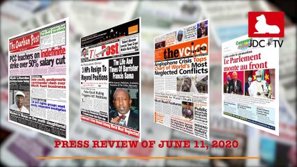 CAMEROONIAN PRESS REVIEW OF JUNE 11, 2020