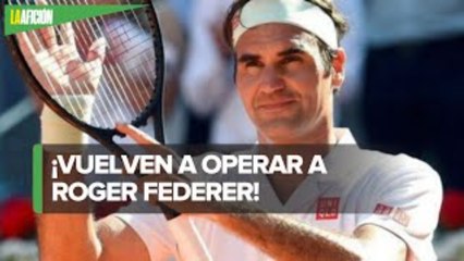 Roger Federer no jugará hasta el 2021 por una cirugía en la rodilla