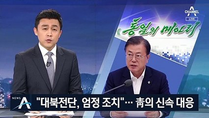 靑은 “대북전단 살포, 엄정 조치”…北은 문 대통령 비난