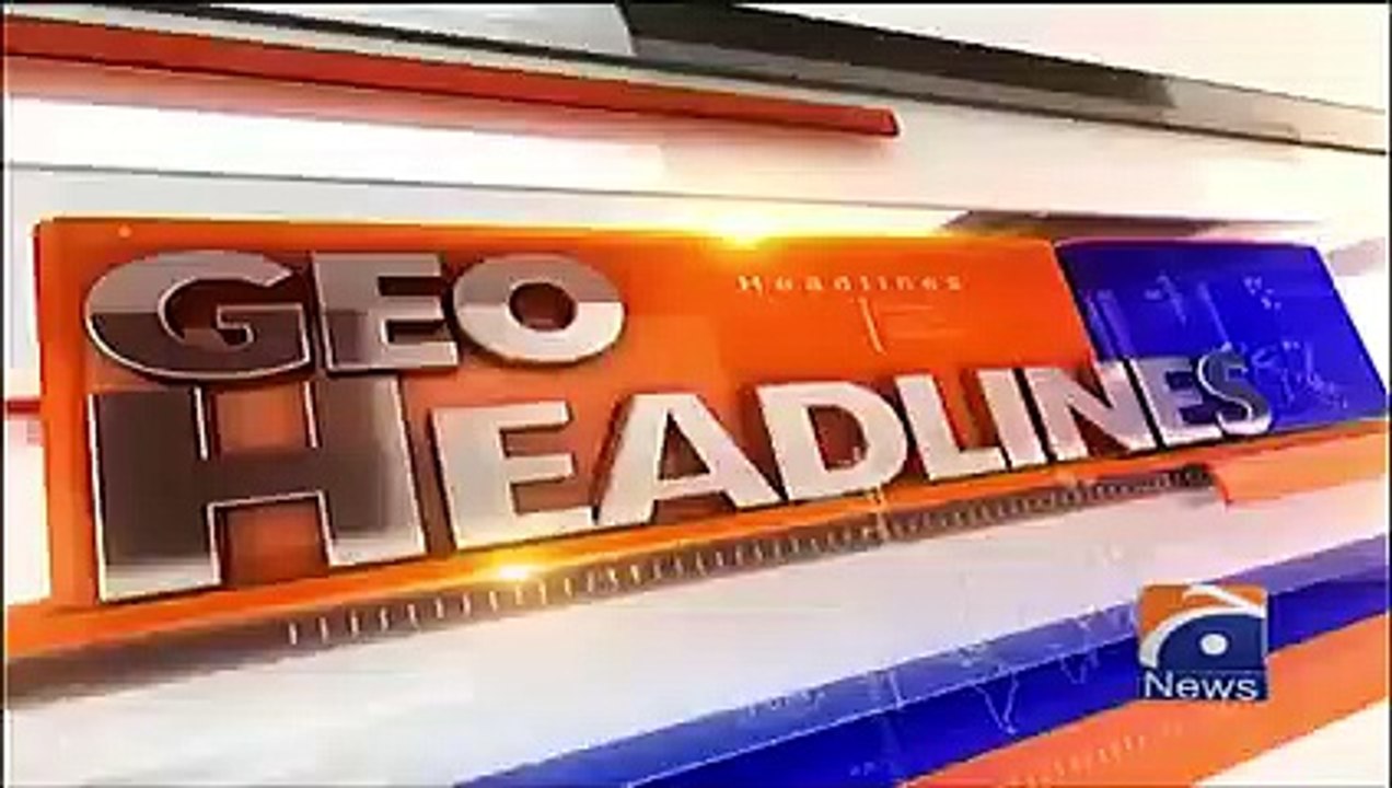 Geo news headline 5pm Thursday 11 June 2020