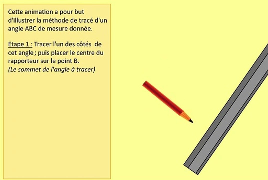 Tracer un Angle