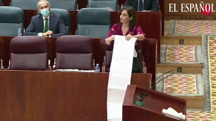 Ayuso defiende su gestión en las residencias