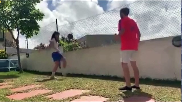 Even at Home, Ball Skills are Still Honed