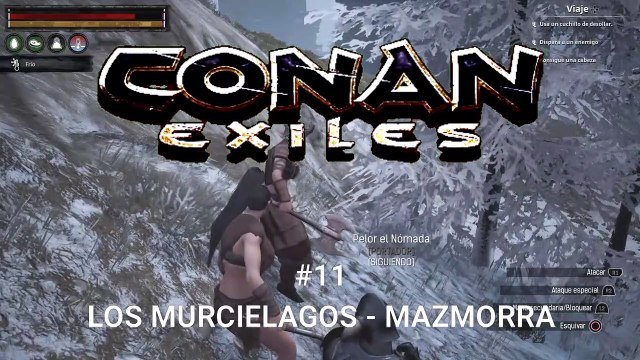 Conan Exiles GAMEPLAY ESPAÑOL COMENTADO.#11 LOS MURCIELAGOS - MAZMORRA - CanalRol 2020