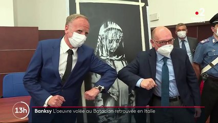 Banksy : l'œuvre du street artiste volée au Bataclan est retrouvée en Italie
