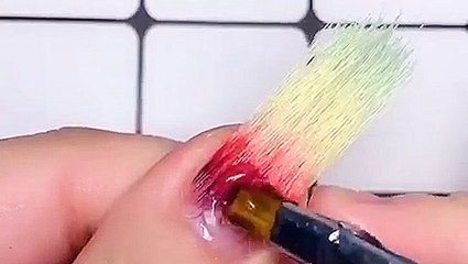 Fiberglass nail technique gives nails natural looking length