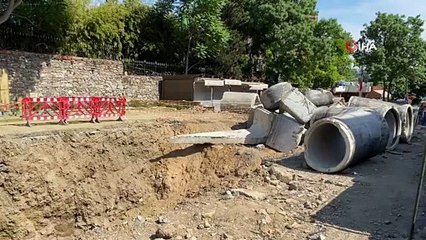 Ortaköy'deki kazıda tarihi kalıntılar bulundu