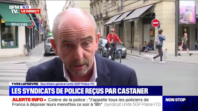 Colère de la police: On est dans un monde de bisounours, c'est pas ça la réalité du flic au quotidien (SGP Police FO)