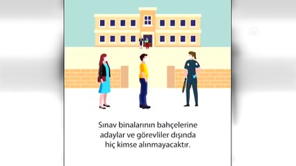 ÖSYM, 2020 MSÜ için alınan önlemlere ilişkin animasyon filmi hazırladı - ANKARA