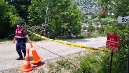 Karantinaya alınan iki köyün mahalleleri sessizliğe büründü